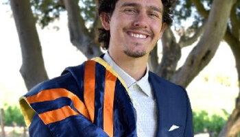 Brandon in his Master's hood