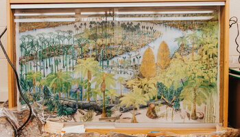painting of flora and fauna