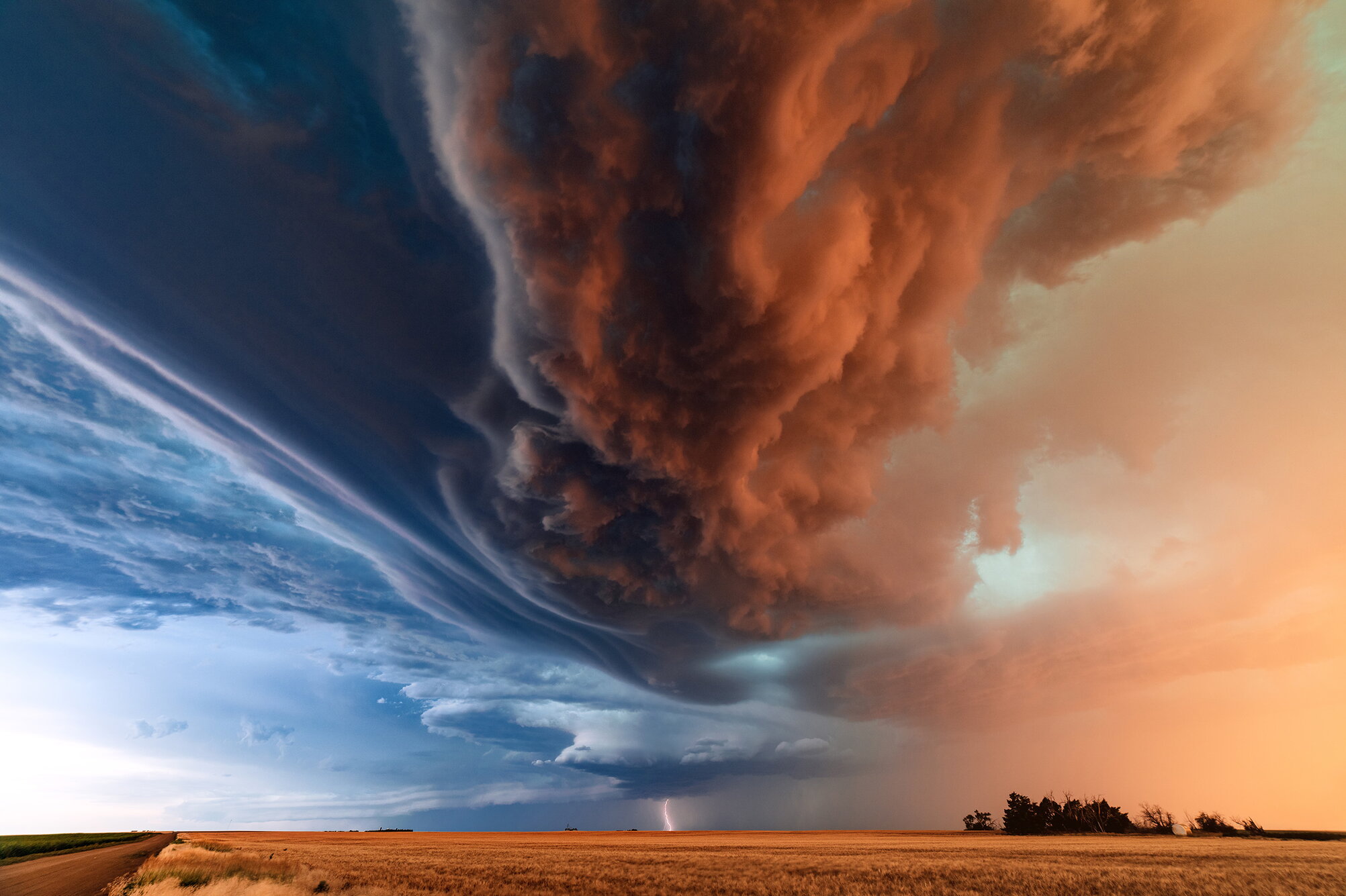 An incoming storm