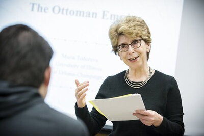 professor giving lecture